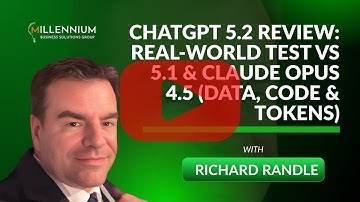 ChatGPT 5.2 Review: Real-World Test vs 5.1 & Claude Opus 4.5 (Data, Code & Tokens)