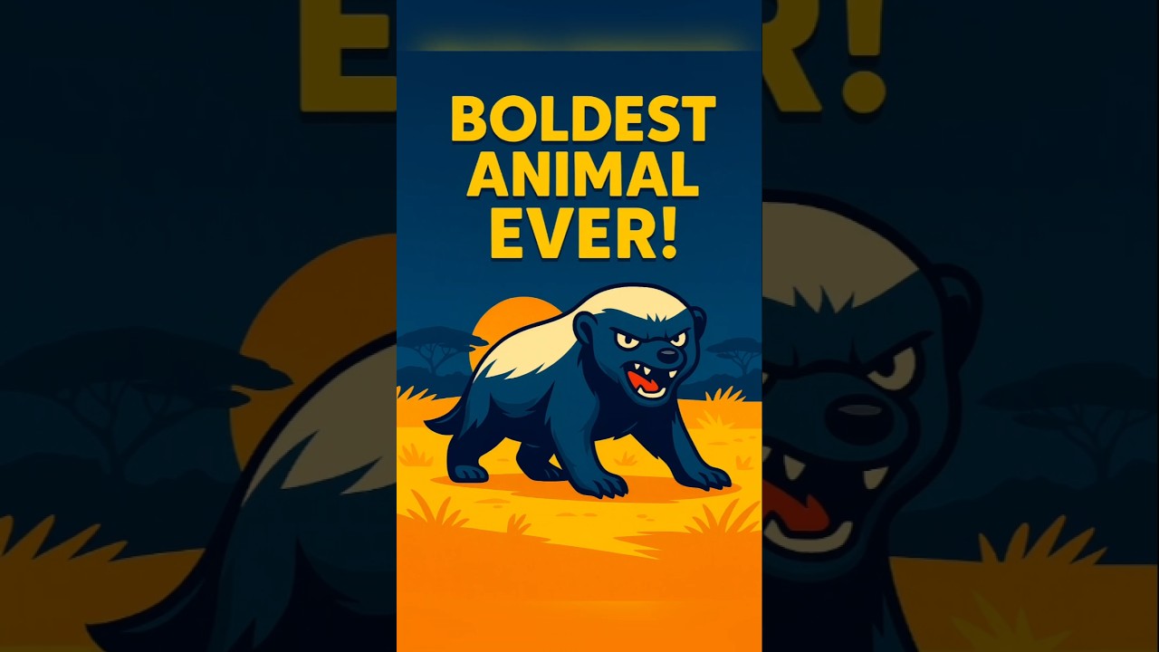 💥 THE MOST FEARLESS ANIMAL ON EARTH – HONEY BADGER 🦁🐝🐍
