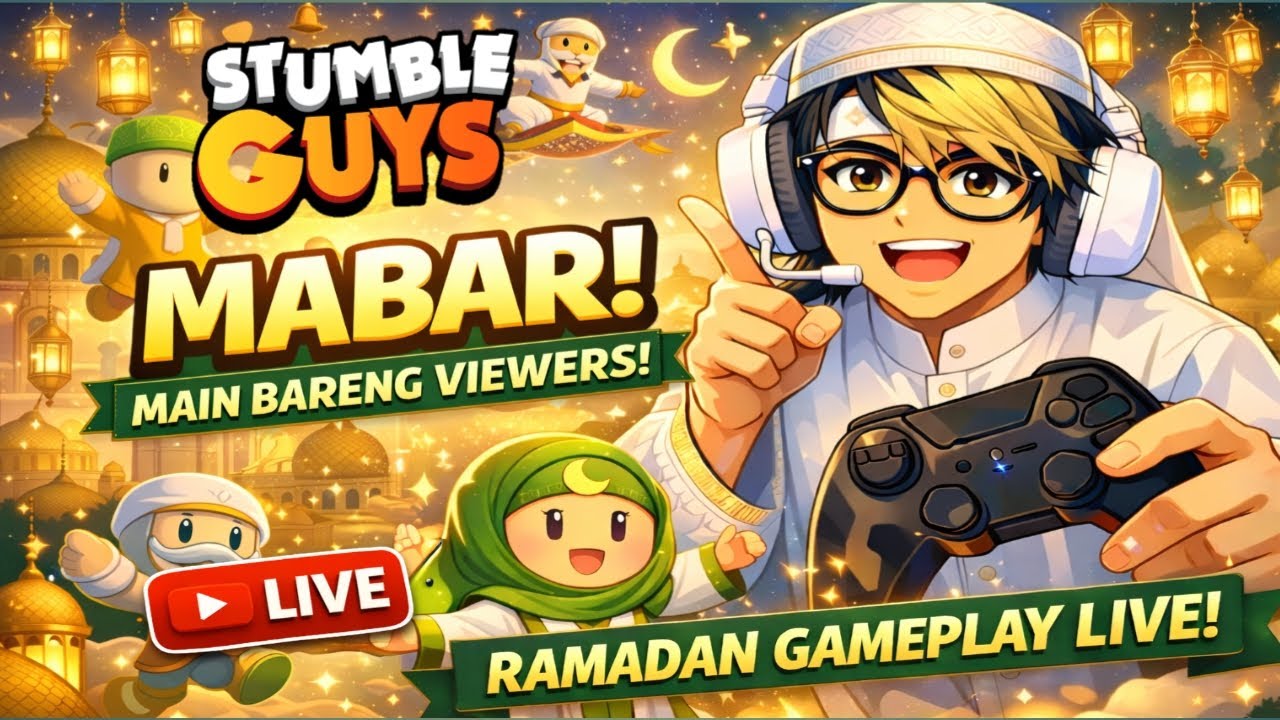 “LIVE STUMBLE GUYS 🔴 MABAR WITH VIEWERS | ROOM CODE DIKO EXCEL” #stumbleguys  #GO50K