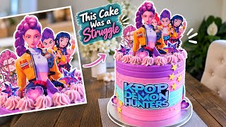 I Made a HUNTRIX Cake Order and Everything Went Wrong! Struggle Bus Alert Bus 🚌  😫 😩💜
