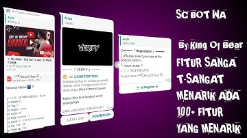 SC BOT WA TERBARU || ADA FITUR MENFESS😱😱 || SUPPORT WA ORI🗿 || GAMPANG DI RECODE🤙🏻🤙🏻 || NO ENC??😱😱