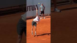 Jannik Sinner's serve in Slow Motion - ATP Master 1000 Madrid 2026 🦊🇪🇸