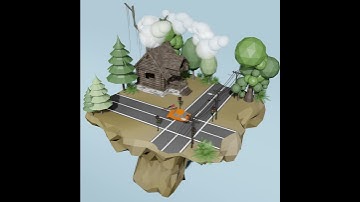 Popup Animation in Blender #blender3d #blender