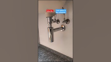 Powerful new bathroom sink Siphon#bottletrap