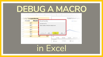 How to Debug a Macro in Excel - Tutorial