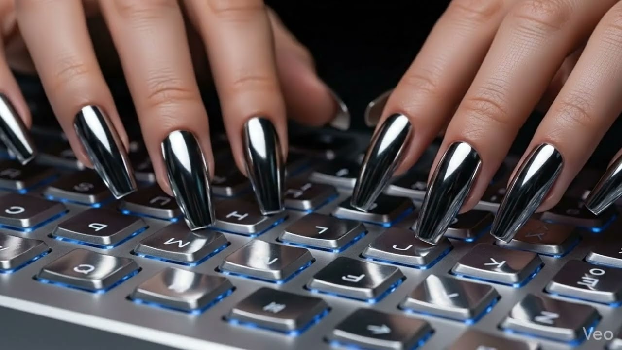 ASMR Metallic Keyboard Noise 