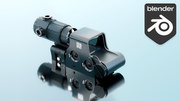 Modeling a G45 Scope in Blender - Hard Surface Modeling Tutorial