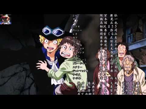 One piece episode of sabo...ending