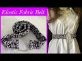 So Easy 💖 How to Make a Belt | Beautiful Fabric Wrapped Elastic Scrunchie Belt | cinto | बेल्ट |ਬੈਲਟ