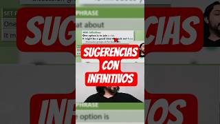 🚨DAR SUGERENCIAS con INFINITIVES🚨EJEMPLOS🚨 #clasedeinglés #englishclass #suggestions