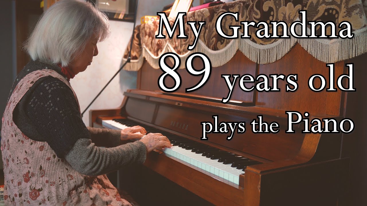 89-летняя бабушка играет на пианино｜Хоккайдо, Япония Влог