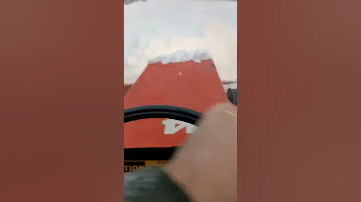 Case 444 pushing snow