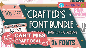 Best of Commercial Free Fonts for Crafters from So Fontsy | February 2022