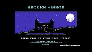 Broken Mirror new  commodore 64  C64 Adventure Game