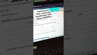 UPSSC Forest Guard Recruitment 2026 notification out! 🌲 Total 700+ vacancies | 12th pass |