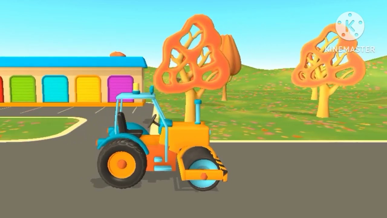 Kids road repair kids cartoon 