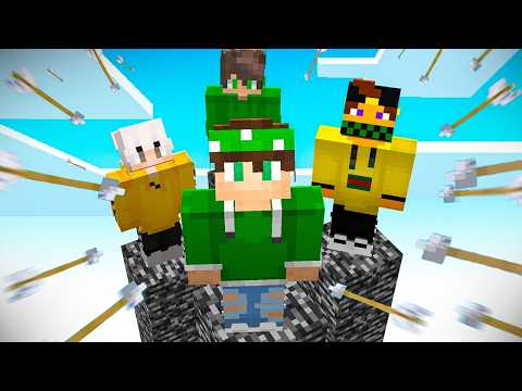 I CREATED A TOURNAMENT on a BEDROCK PILLAR in MINECRAFT!