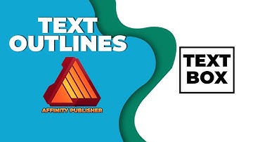 How to convert text to outlines in affinity Publisher
