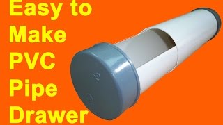 How To Make Drawer From PVC Pipe