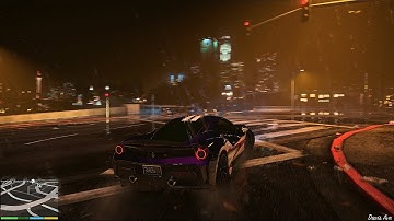 GTA 5 - 8k Resolution Rain Enhancement Script - NEW Ray Tracing RTX 3090 Graphics Mod!