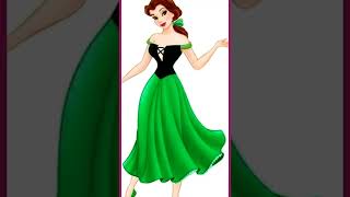 Disney Princess in green outfit#disneyprincess #disney #dresses #dress 👗#top10inglobe #shorts