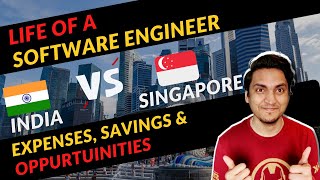 Savings of an Engineer in Singapore VS India | Cost of Living, income, Tax, Expenses & Savings