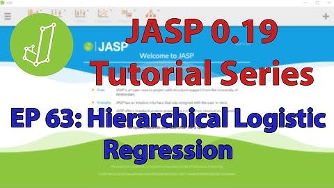 JASP Tutorial: Hierarchical Logistic Regression (Episode 63)