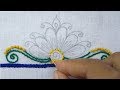 Hand Embroidery, Flower Embroidery Design for Dresses