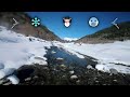 ❄☃ #drone #fpv sur un torrent dans une magnifique montagne enneigée à 1600 m ASL ☀🌡