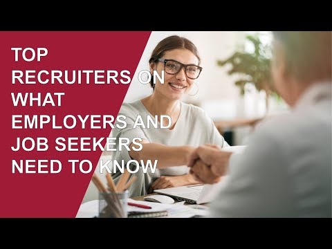 Robert Half Top Recruiters Share Employment Tips