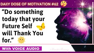 Yes You Can! Do something today that your Future Self will Thank You for ✊ Just Listen ✌️💜