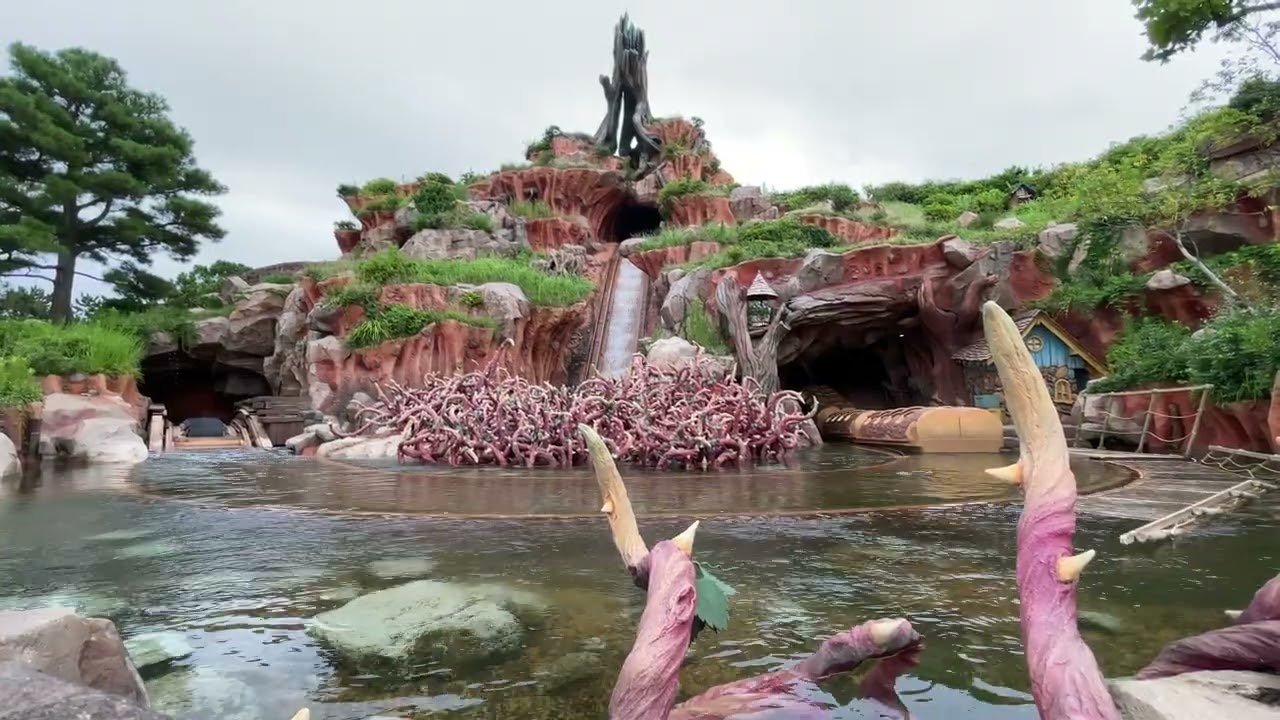 癒しのディズニー動画　スプラッシュマウンテン！東京ディズニーランド　東京ディズニーリゾート　Splash Mountain, Tokyo Disneyland, Tokyo Disney Resort