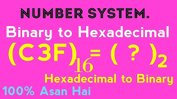 Conversion Binary to Hexadecimal | Hindi | Hexadecimal to Binary conversion | Quantum World