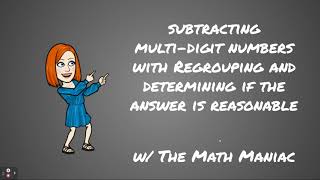 Subtracting Multi Digit Numbers With Regrouping