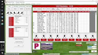Action!PC Baseball 23 - Tutorial - Conducting a Solo Draft (Part 2 - Simulating a Season)