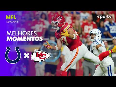 INDIANAPOLIS COLTS X KANSAS CITY CHIEFS | MELHORES MOMENTOS | SEMANA 2 | NFL | sportv
