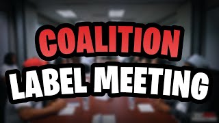 Coalition Business Mock Label Meeting
