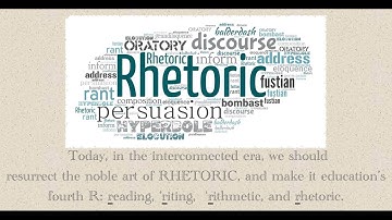 Wednesday, Eloquence Tip, 4th R = Rhetoric