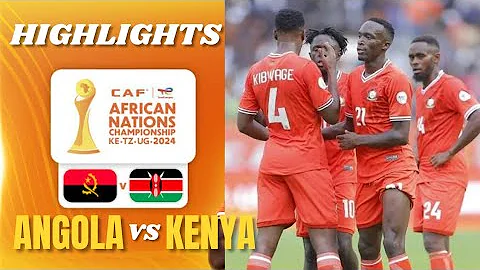 ANGOLA VS KENYA | 1-1 | HIGHLIGHTS | AFRICAN NATIONS CHAMPIONSHIP 2024