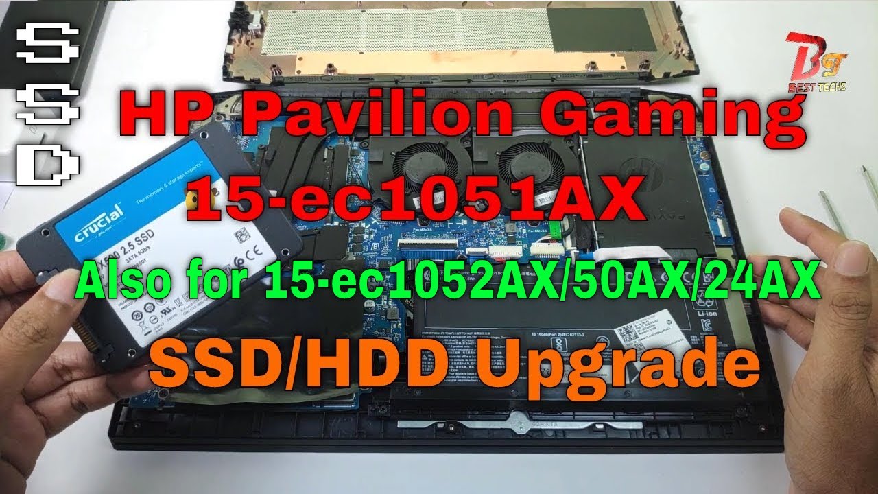 RAM Upgrade - HP Pavilion Gaming 15-ec1051AX/15-ec1052AX (/50AX 