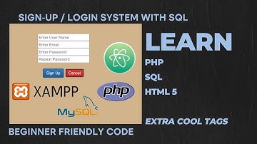 Simple Sign-Up | Login | MySql | PHP | HTML5 | Lesson 4