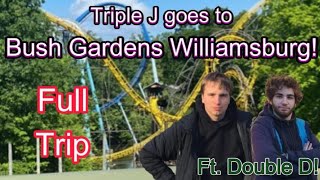 Triple J goes to Bush Gardens Williamsburg! (Ft. Double D) - Full Trip
The day this video is released is the 1st anniversary of my first time at Busch Gardens Williamsburg! Derek had the honor of going with me! Beautiful park with fantastic rides, great time. All clips have been switched to be in chronological order. Grab some popcorn; youre gonna need it.
Derek’s Part 1: https://m.youtube.com/watch?v=nYwmH6zAPnk
Dereks Part 2: https://www.youtube.com/watch?v=XS_oebuvXVU
This video provides some context: https://www.youtube.com/watch?v=GkUrcbZQ3DY
Hunger Games: https://youtu.be/ZYZnttb0Ej0
0:00 - Prologue
0:40 - Day 1: Saturday, May 11th, 2024
1:36:07 - Day 2: Sunday, May 12th, 2024
Part 1 description:
On May 11th, 2024, Derek and I went to Busch Gardens Williamsburg in Virginia! Its one of those parks where Im not sure why I havent been there yet, considering its just three hours away from home! Well, that is no longer the case! What did DCsBatmanTheRideJames think of this park? Watch to find out!
Part 2 description:
Today (May 12th, 2024), Derek and I have one credit remaining at Busch Gardens Williamsburg in Virginia. We need to ride DarKoaster, then the rest of the day is ours to spend however we like! Pretty good second day at the park! Triple J goes to Bush Gardens Williamsburg! (Ft. Double D) - Full Trip