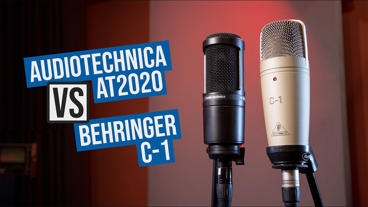 Microfono AudioTechnica AT2020 vs Behringer C-1 | Come Suona