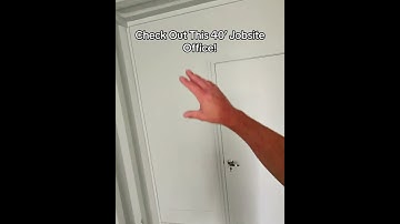 Check Out This 40’ Jobsite Office! #shippingcontainer