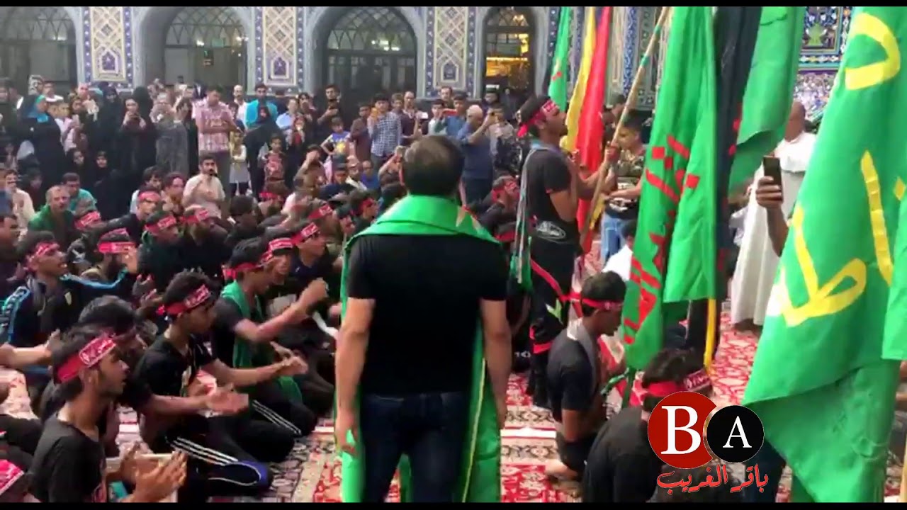 سيد فاقد في حضرت الأمام الرضا ع مع قافلة زينب ناموس العصمه