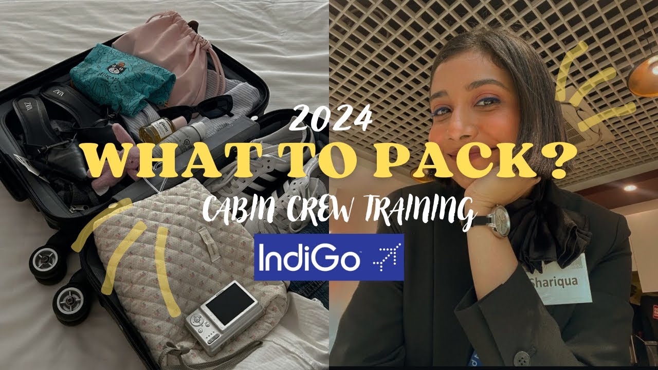 What to Pack? | Indigo ✈️ | Cabin Crew Training | Things to carry