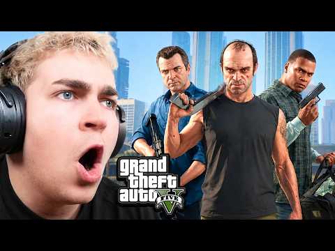 Steak Plays GTA V For The First Time..