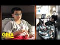 Kid shares remote learning journey | GMA