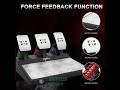 Top! PXN V10 3 IN 1 Force Feedback Racing Wheel Gaming Steering Wheel Volante pc With Hall Magnti...