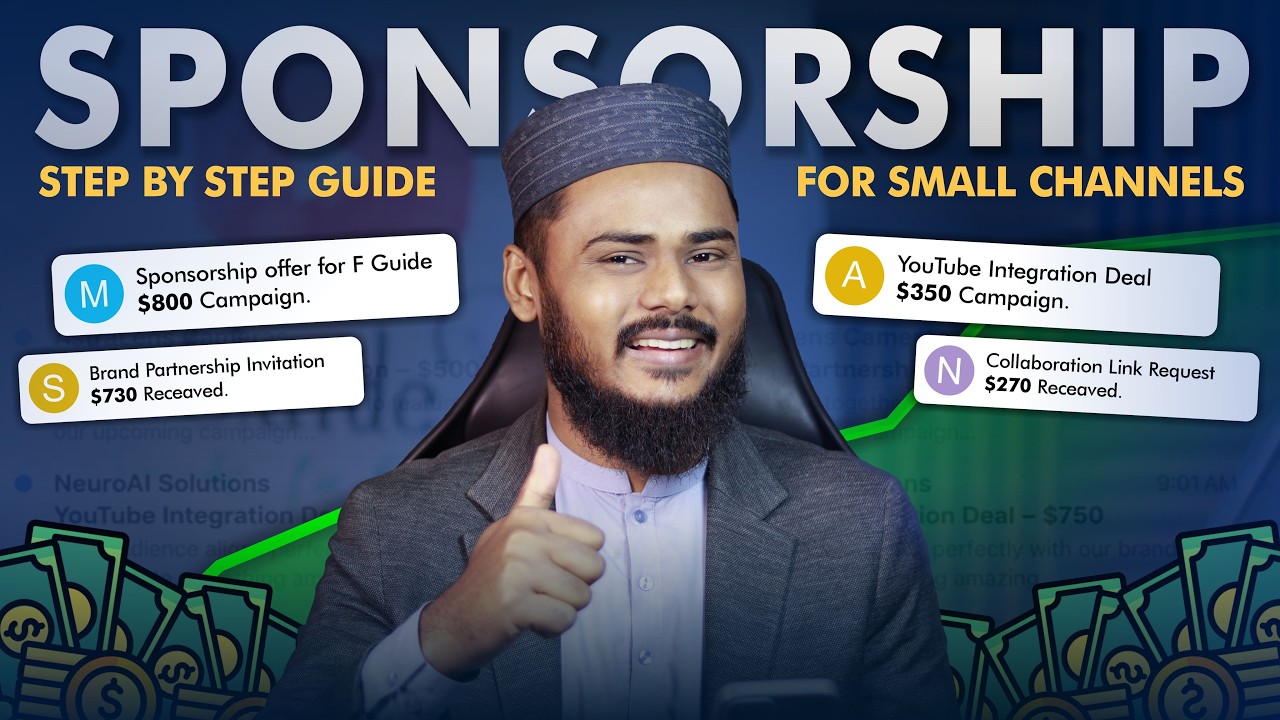 Youtube Small How to Get Sponsorship on YouTube (Small Channel) | YouTube Sponsorship ...